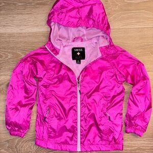 Swiss Alps Girls Rain Jacket
